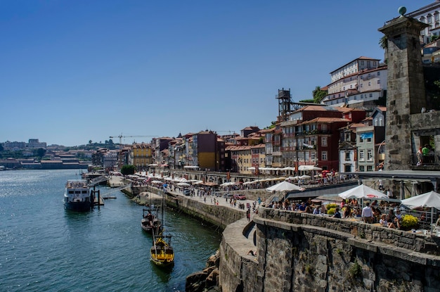 Blick auf die Altstadt von Porto Portugal