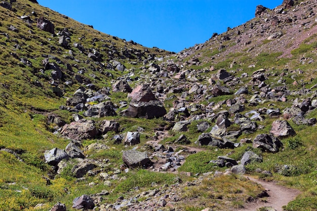 Blick auf die Ausläufer des Elbrus