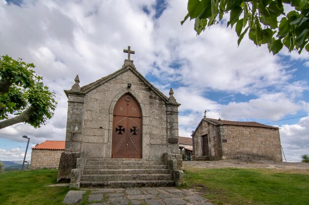 Blick auf die Belmonte-Kapelle Portugal