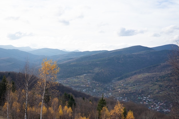 Foto blick auf die berge