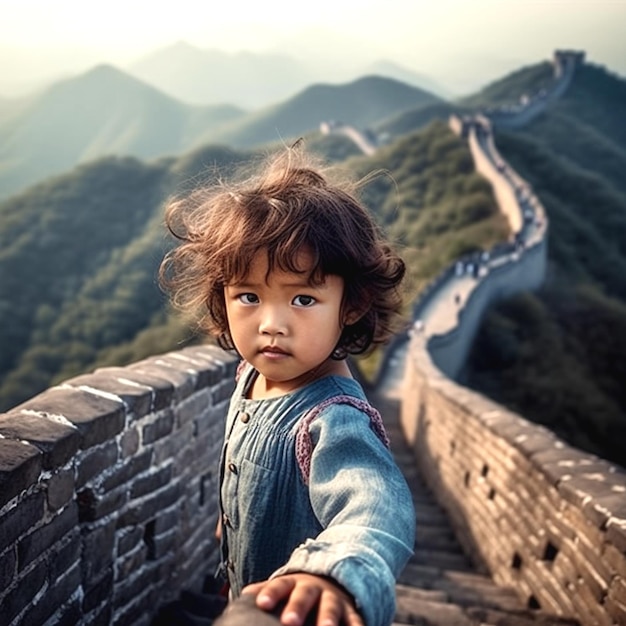 Blick auf die Chinesische Mauer