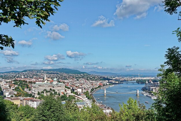 Blick auf die Donau in Budapest