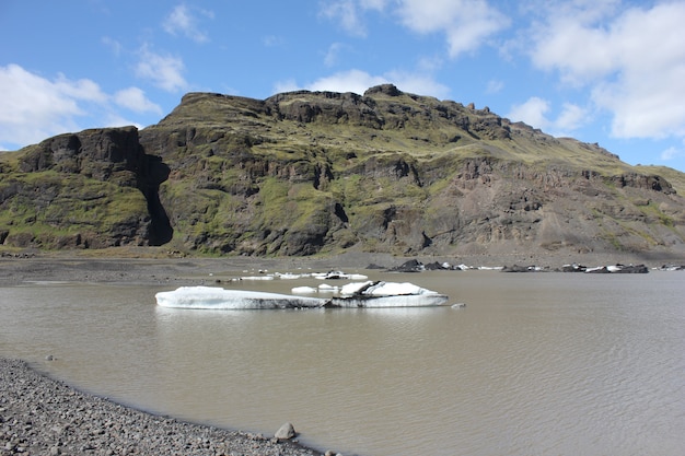 Blick auf die Gletscherlagune