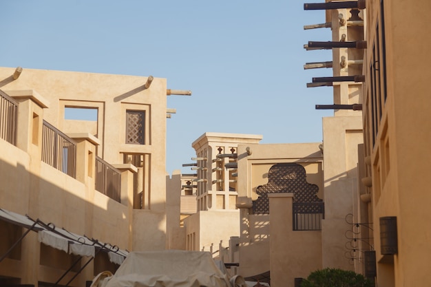 Blick auf die historische arabische Stadt. Dubai