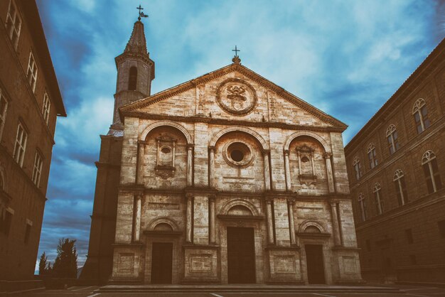 Blick auf die Kathedrale von Pienza