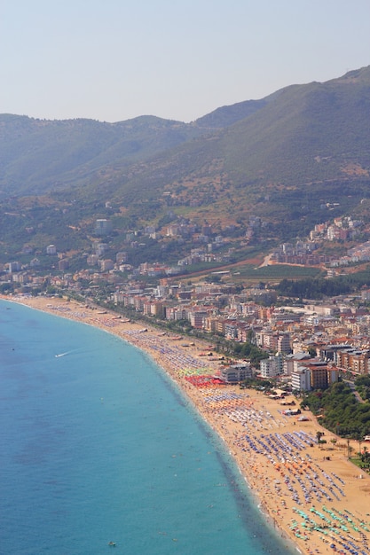 Blick auf die Küste von Alanya