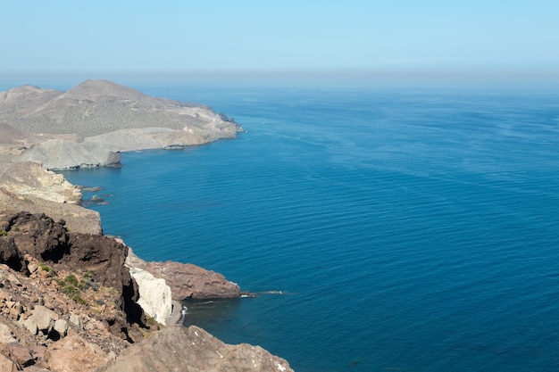 Blick auf die Küste von Cabo de Gata Almeria Spanien