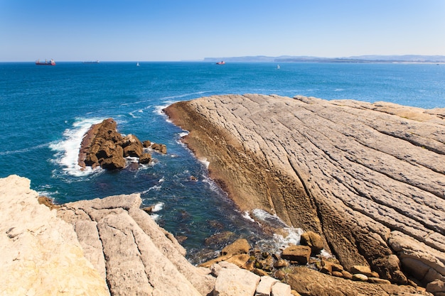 Blick auf die Küste von Santander