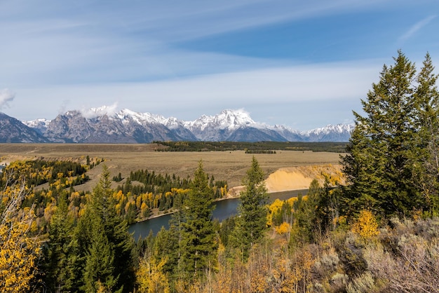 Blick auf die Landschaft entlang des Snake River