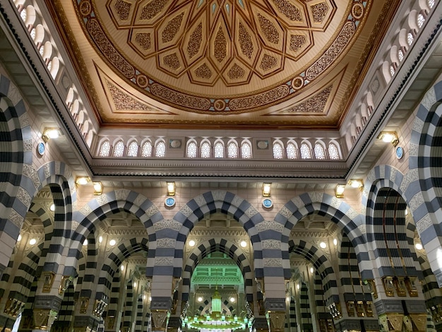 Blick auf die Masjid al-Nabawi-Moschee des Propheten