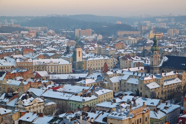 Blick auf die schöne Stadt im Resort