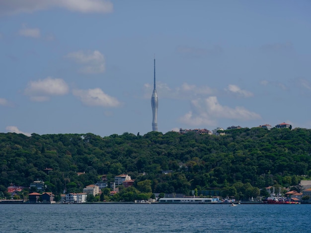 Blick auf die Stadt Istanbul vom Bosporus