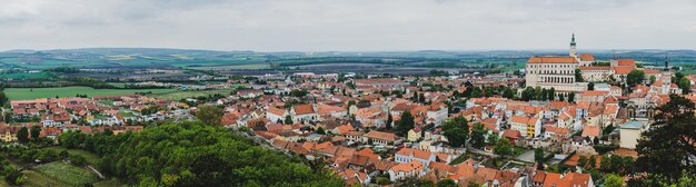 Blick auf die Stadt Mikulov