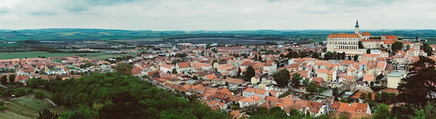 Blick auf die Stadt Mikulov