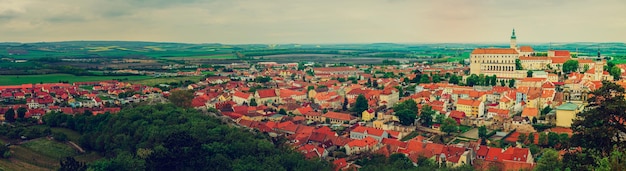 Blick auf die Stadt Mikulov