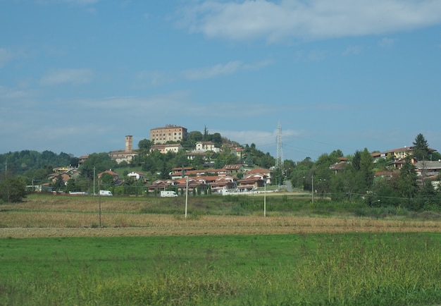 Blick auf die Stadt Pavarolo