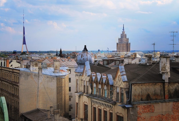 Blick auf die Stadt Riga