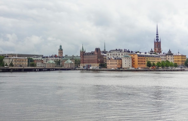 Blick auf die Stadt Stockholm