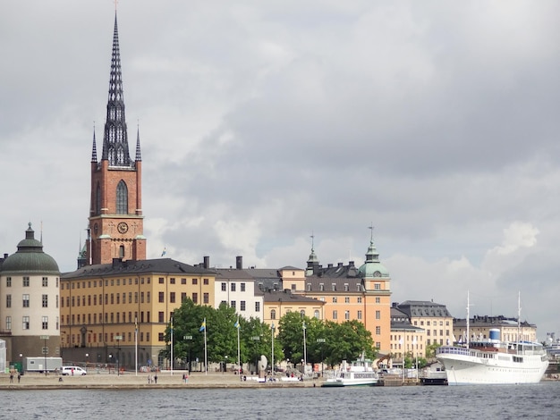 Blick auf die Stadt Stockholm