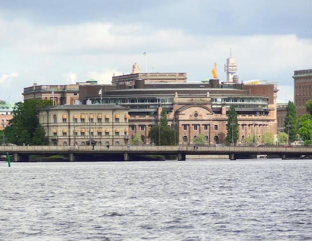 Blick auf die Stadt Stockholm