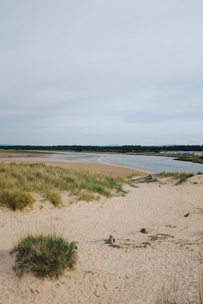 Foto blick auf ein strandfoto