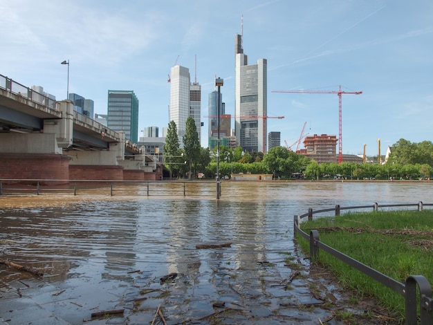 Blick auf Frankfurt, Deutschland