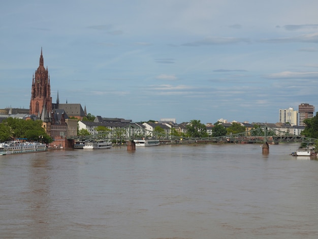 Blick auf frankfurt, deutschland