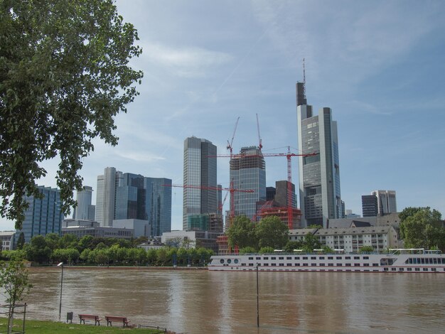 Blick auf Frankfurt, Deutschland