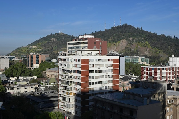 Blick auf Gebäude in einem Stadtgebiet im Stadtteil Providencia