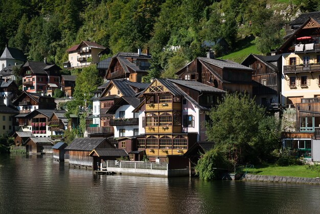 Blick auf Hallstatt vom Hallstättersee