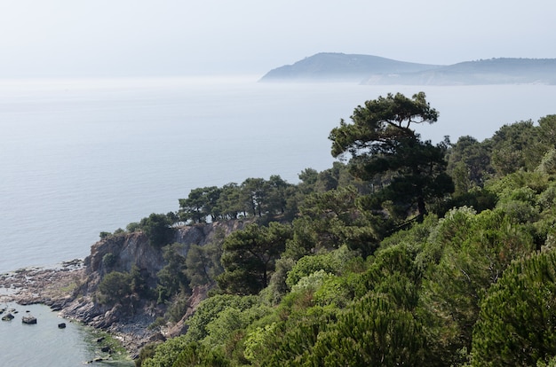 Blick auf Istanbul und das Meer von der Buyukada Insel