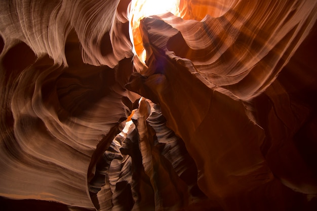 Blick auf Lower Antelope Canyon Page Arizona USA