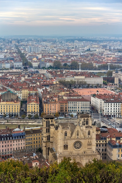 Blick auf Lyon vom Fourviere-Hügel