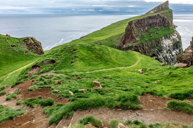 Blick auf Mykines