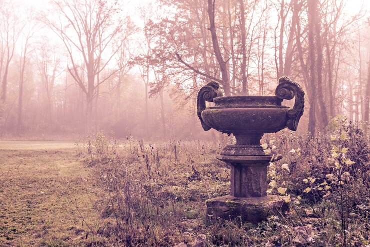 Foto blick auf nackte bäume im wald