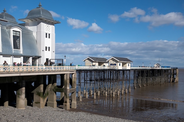 Blick auf Penarth Pier