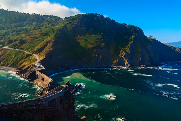 Blick auf San Juan de Gatzelugatxe