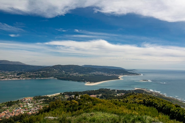 Blick vom Monte de Santa Tecla in Galizien, Spanien