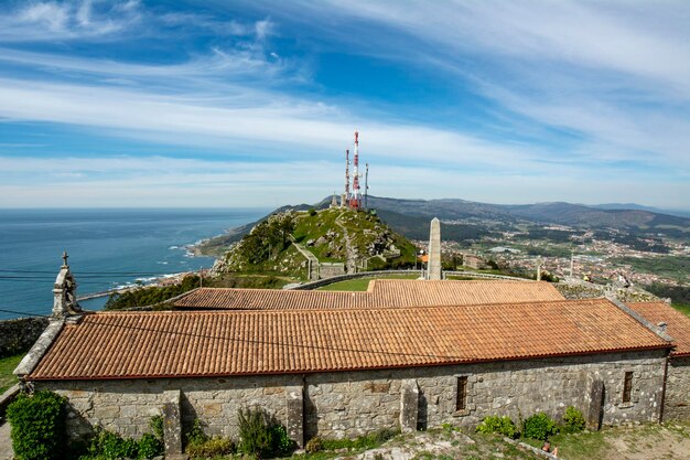 Blick vom Monte de Santa Tecla in Galizien, Spanien