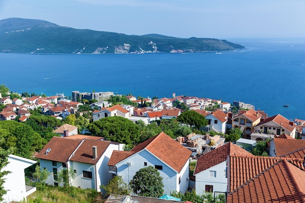 Blick von der Festung auf Herceg Novi