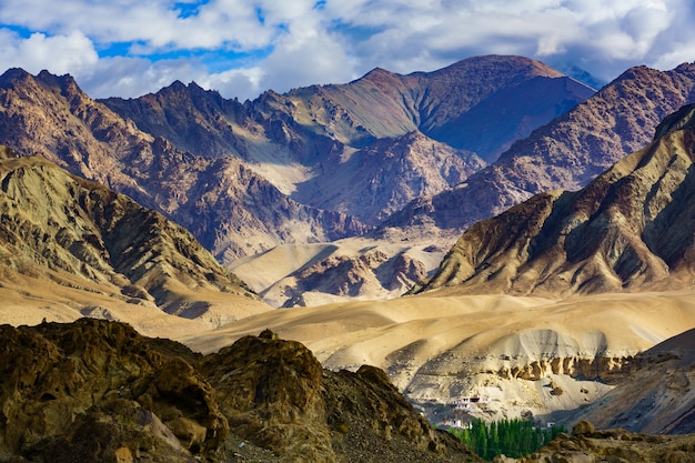 Blick von Leh Ladakh (Indien)