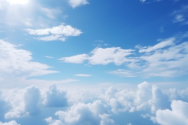 Blick von unten auf das Flugzeug