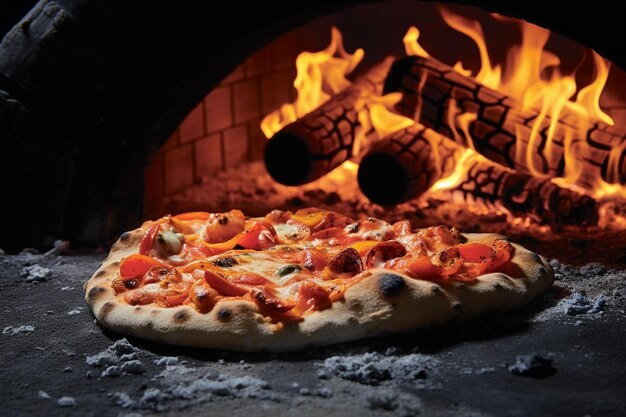 Bliss de pizza em forno de tijolos