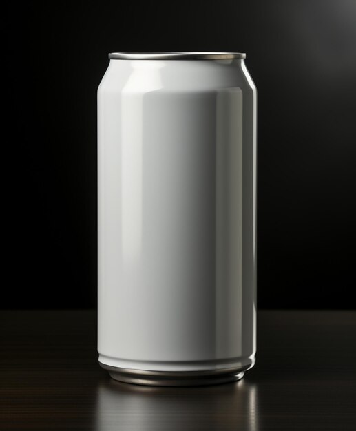 Foto bliss enlatado explorando a bebida em lata