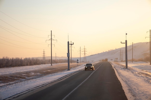 Blitzer überwachen den Verkehr in Kasachstan