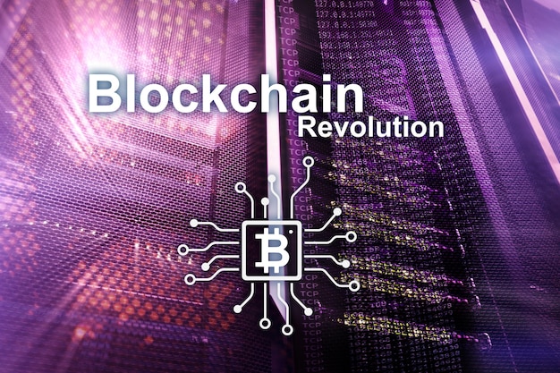 Blockchain-Revolutions-Innovationstechnologie im modernen Geschäft