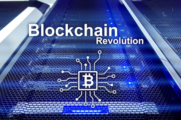 Blockchain-Revolutions-Innovationstechnologie im modernen Geschäft