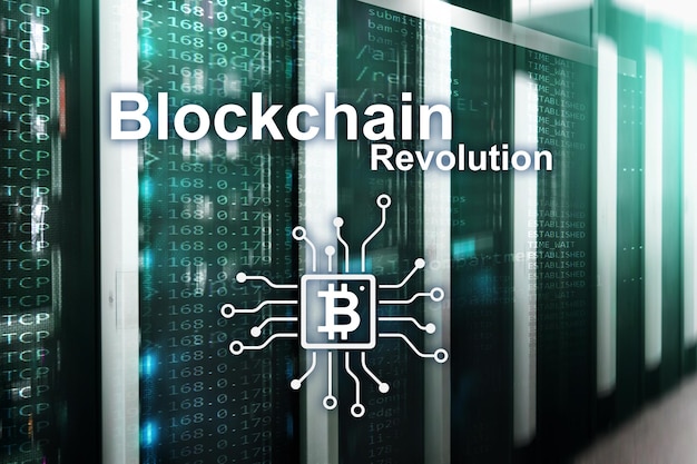 Blockchain-Revolutions-Innovationstechnologie im modernen Geschäft