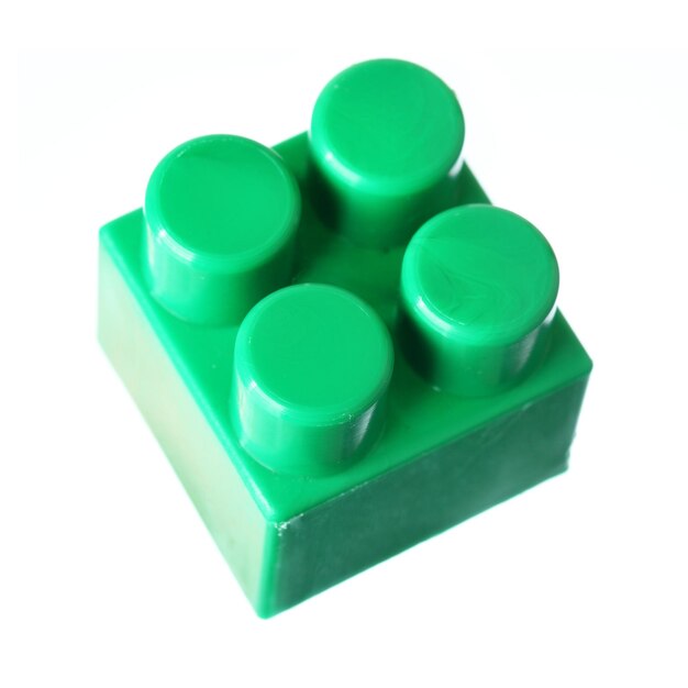 Bloco verde de meccano