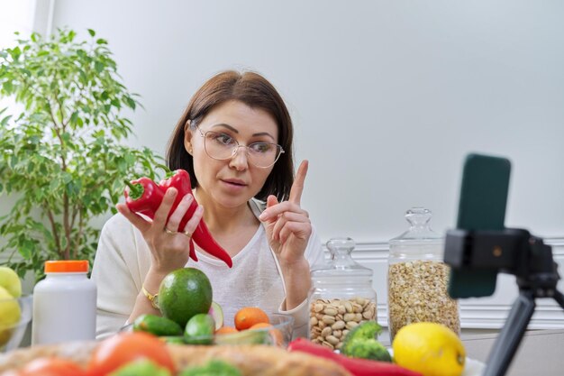 Blog destacado de especialistas sobre alimentación saludable mediante el uso de teléfonos inteligentes